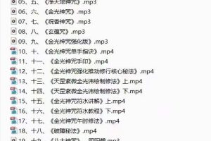 道家八大神咒与渡灵神咒24集