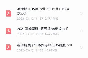 杨清娟笔记28本打包合集