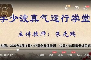 李少波真气运行学