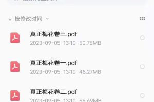 真正梅花卷+阴阳梅花四册