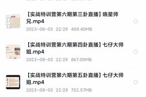 晓星老师第六期奇门实战特训营