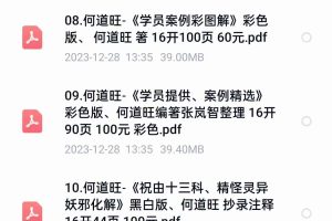 何道旺 相法实战 一套12本合集