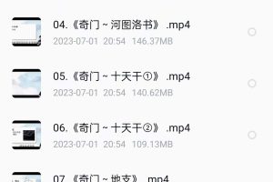 冯‮杰武‬阴盘奇门遁甲‮修研‬课 35集